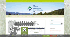 Desktop Screenshot of ikc-um.si