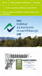 Mobile Screenshot of ikc-um.si